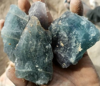 A fluorspar sample