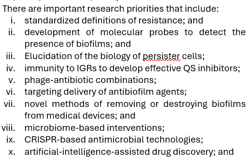 Clinically Important Biofilm-Associated Infections